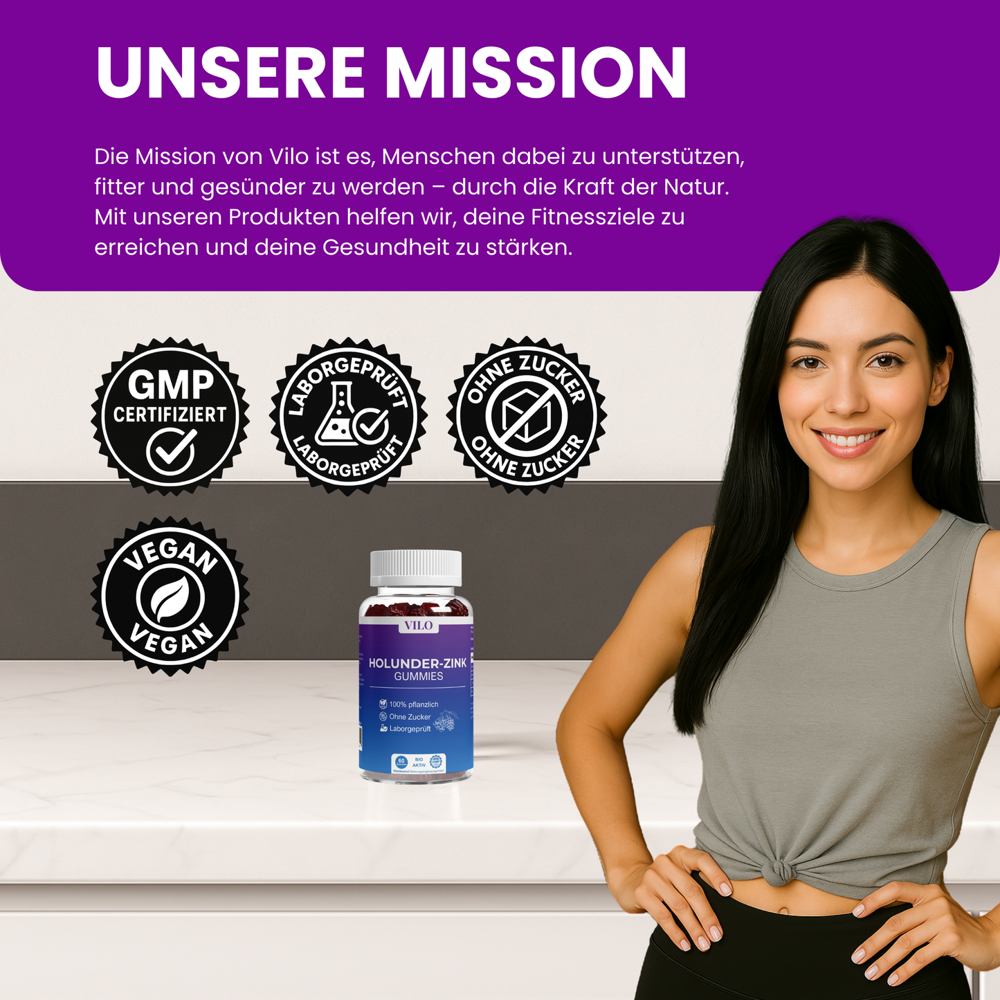 Holunder-Zink Gummies