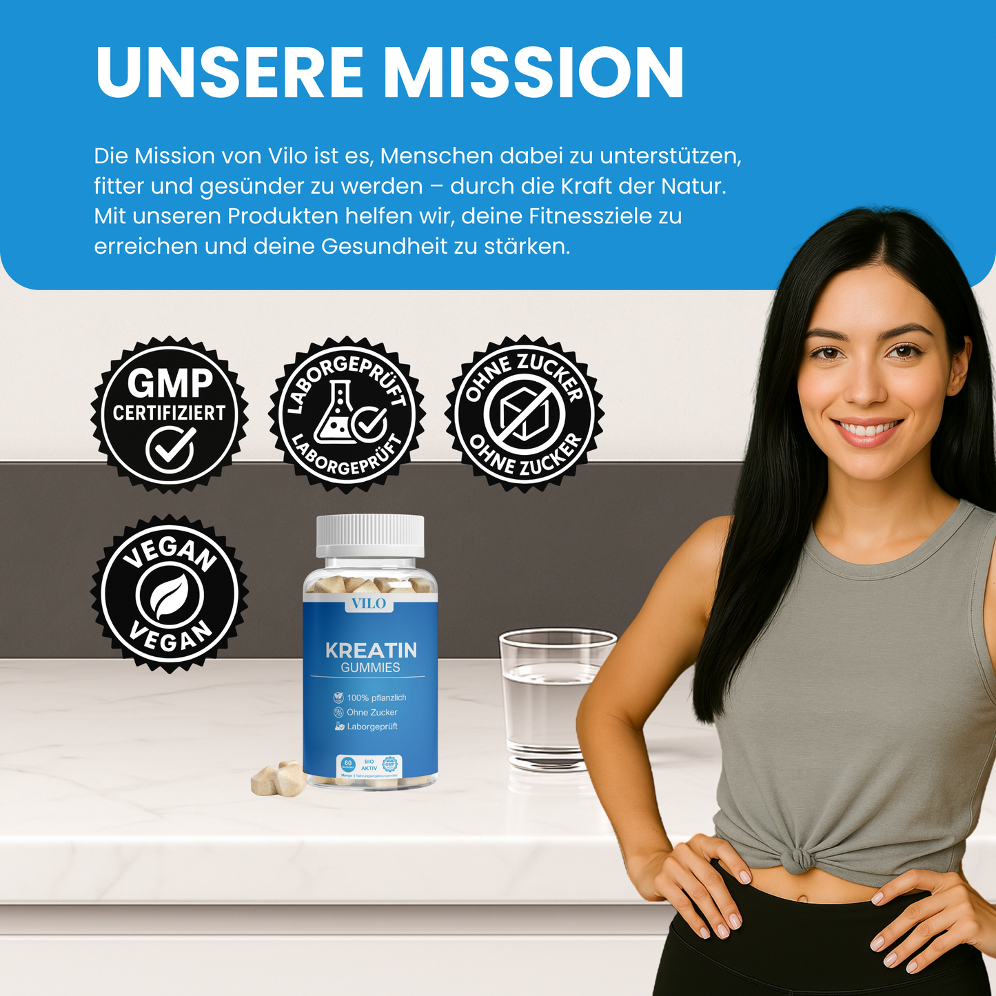 Kreatin Gummies - 90 Stk.