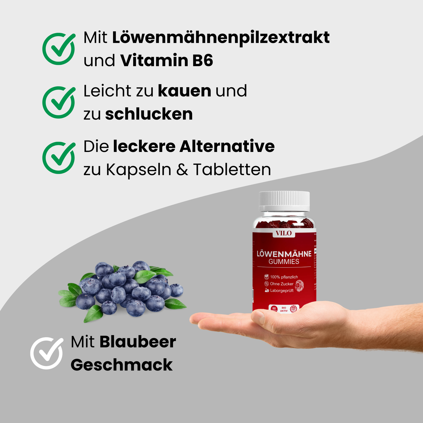 Löwenmähne Gummies