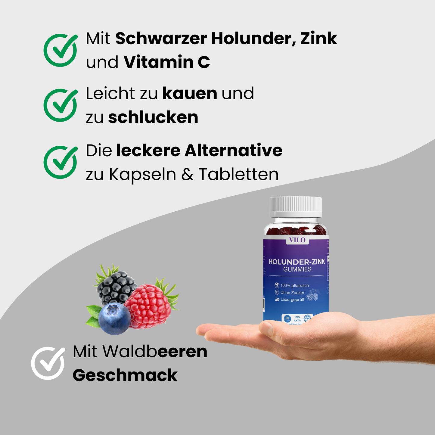 Holunder-Zink Gummies