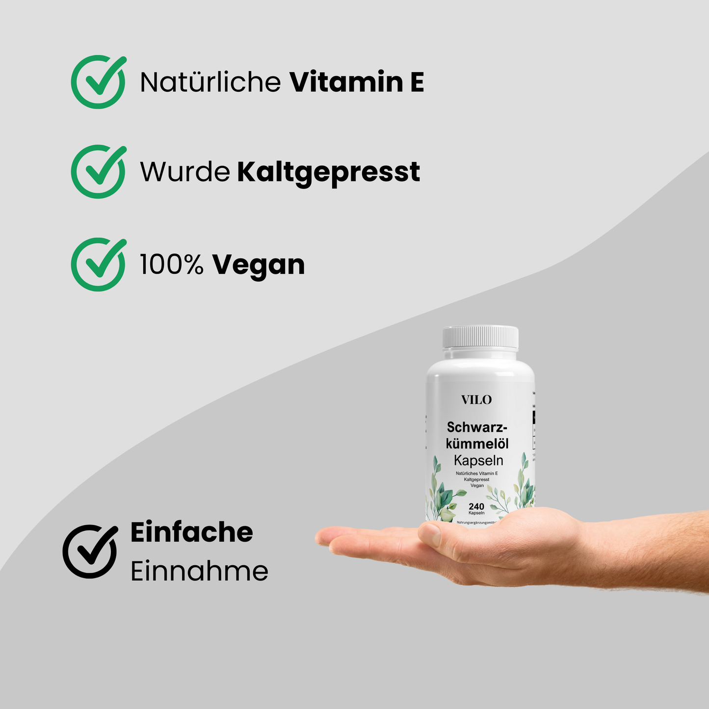 Ägyptisches Schwarzkümmelöl - 240 vegane Softgels
